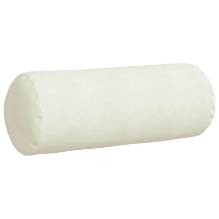 Bolsterkuddar 2 pcs Kräm Ø 25 x 70 cm Kordread tyg