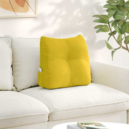 Ryggkudde Gul 45 x 24 x 50 cm Sammet
