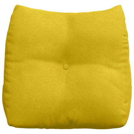 Ryggkudde Gul 45 x 24 x 50 cm Sammet
