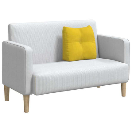Ryggkudde Gul 45 x 24 x 50 cm Sammet