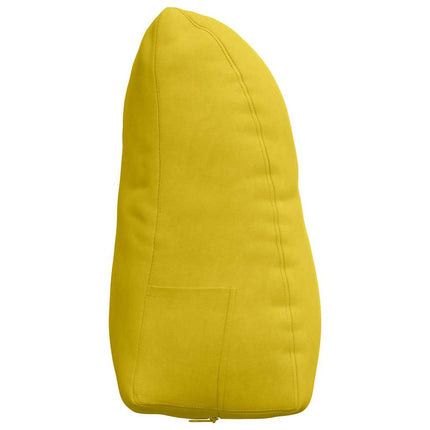 Ryggkudde Gul 45 x 24 x 50 cm Sammet