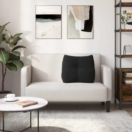 Ryggkudde Svart 60 x 24 x 50 cm Sammet