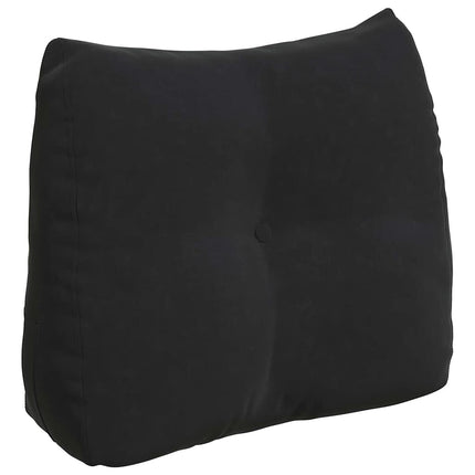 Ryggkudde Svart 60 x 24 x 50 cm Sammet