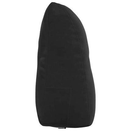 Ryggkudde Svart 60 x 24 x 50 cm Sammet