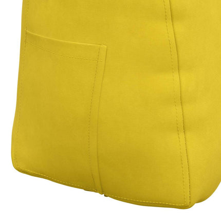 Ryggkudde Gul 60 x 24 x 50 cm Sammet