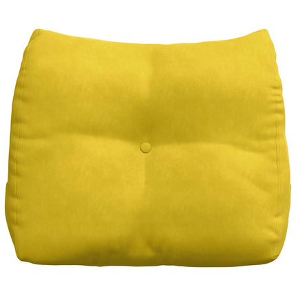 Ryggkudde Gul 60 x 24 x 50 cm Sammet