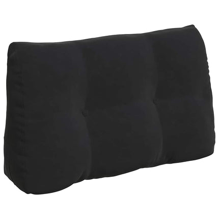 Ryggkudde Svart 80 x 24 x 50 cm Sammet
