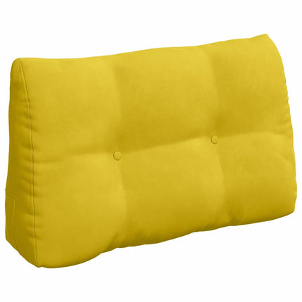 Ryggkudde Gul 80 x 24 x 50 cm Sammet