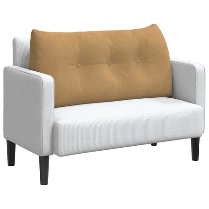 Ryggkudde Brun 100 x 24 x 50 cm Sammet
