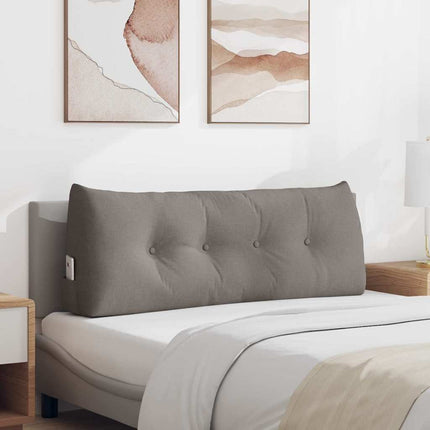 Ryggkudde Taupe 120 x 24 x 50 cm tyg