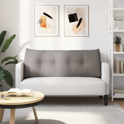 Ryggkudde Taupe 120 x 24 x 50 cm tyg
