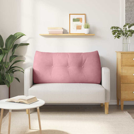 Ryggkudde Rosa 120 x 24 x 50 cm Sammet