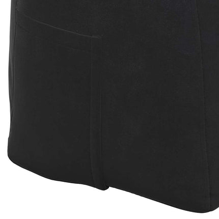 Ryggkudde Svart 120 x 24 x 50 cm Sammet