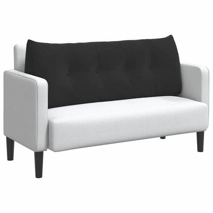 Ryggkudde Svart 120 x 24 x 50 cm Sammet