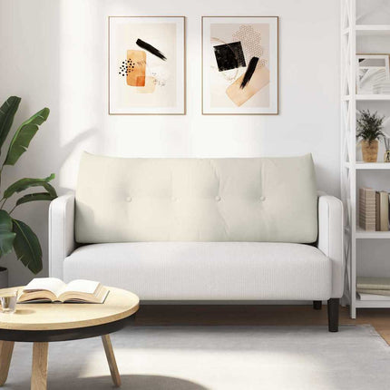 Ryggkudde Kräm 120 x 24 x 50 cm Sammet