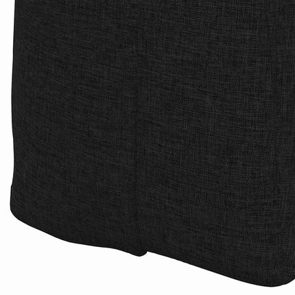 Ryggkudde Svart 140 x 24 x 50 cm tyg