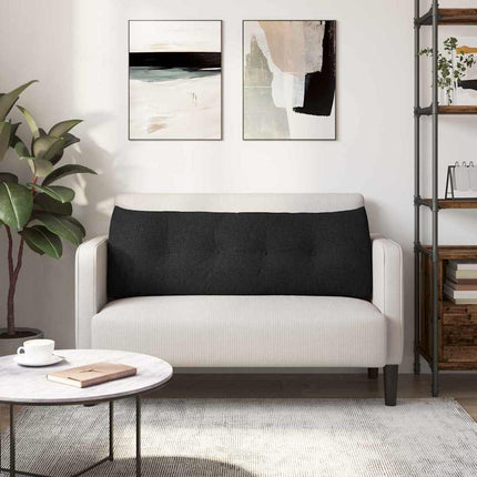 Ryggkudde Svart 140 x 24 x 50 cm tyg