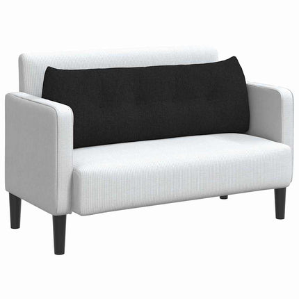Ryggkudde Svart 140 x 24 x 50 cm tyg