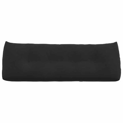 Ryggkudde Svart 140 x 24 x 50 cm Sammet