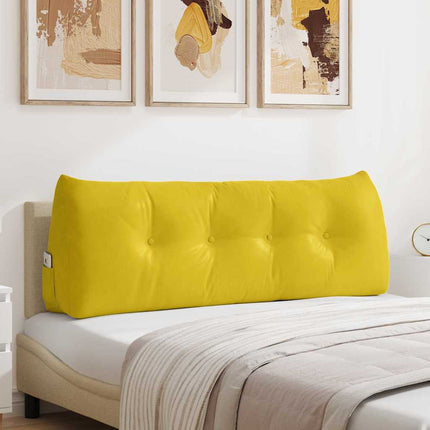Ryggkudde Gul 140 x 24 x 50 cm Sammet