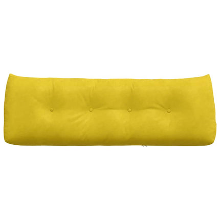 Ryggkudde Gul 140 x 24 x 50 cm Sammet