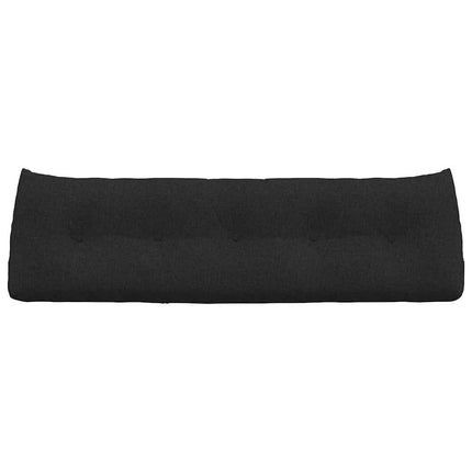 Ryggkudde Svart 160 x 24 x 50 cm tyg
