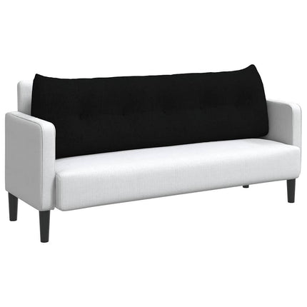 Ryggkudde Svart 160 x 24 x 50 cm tyg
