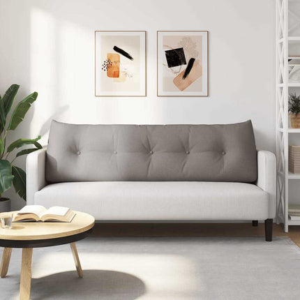 Ryggkudde Taupe 160 x 24 x 50 cm tyg