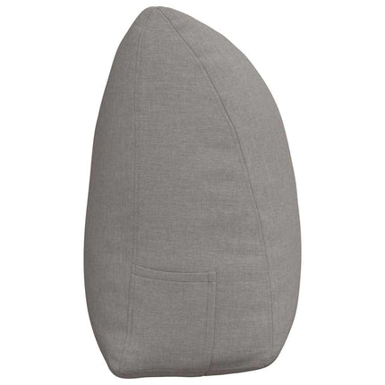 Ryggkudde Taupe 160 x 24 x 50 cm tyg