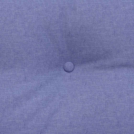 Ryggkudde Jeansblå 180 x 24 x 50 cm tyg