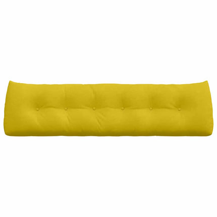 Ryggkudde Gul 180 x 24 x 50 cm Sammet