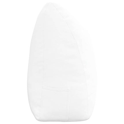 Ryggkudde Vit 200 x 24 x 50 cm tyg