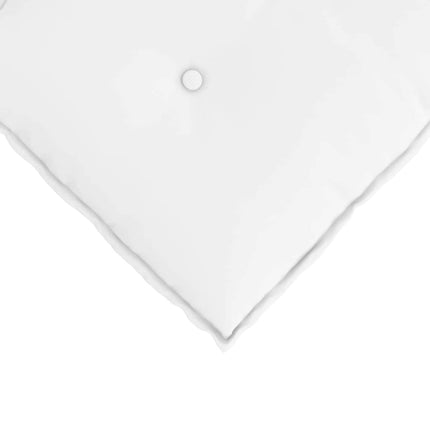 Ryggkudde Vit 50 x 19 x 45 cm tyg