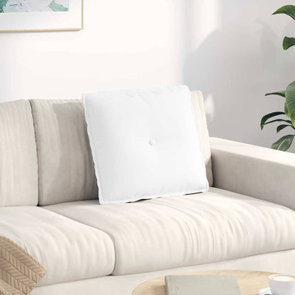 Ryggkudde Vit 50 x 19 x 45 cm tyg