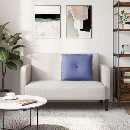 Ryggkudde Jeansblå 60 x 19 x 50 cm tyg