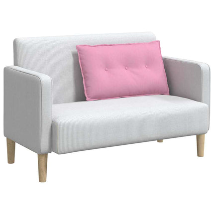Ryggkudde Rosa 80 x 19 x 50 cm tyg