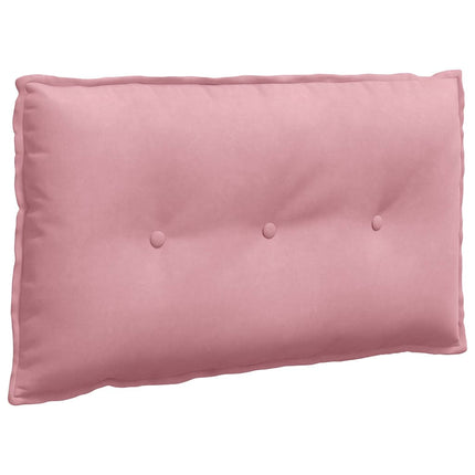 Ryggkudde Rosa 80 x 50 cm Kordread tyg