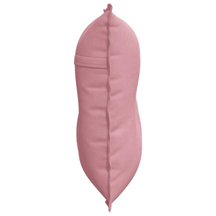 Ryggkudde Rosa 80 x 50 cm Kordread tyg