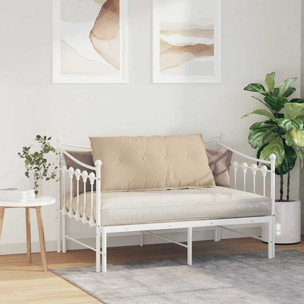 Ryggkudde Kräm 100 x 19 x 50 cm tyg