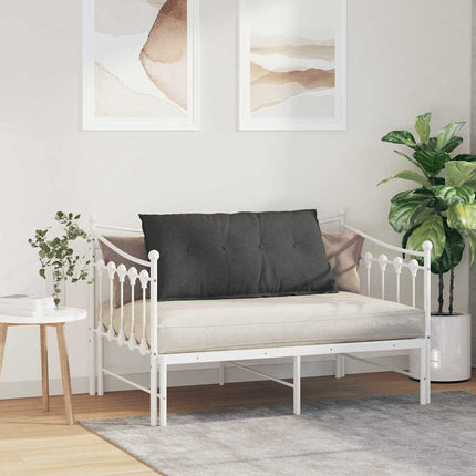Ryggkudde Mörkgrå 100 x 50 cm Kordread tyg