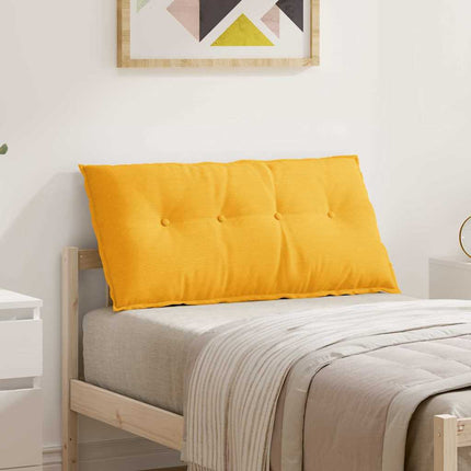 Ryggkudde Ljusgul 100 x 50 cm Kordread tyg