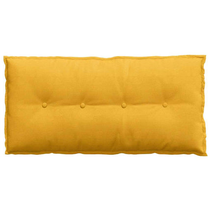 Ryggkudde Ljusgul 100 x 50 cm Kordread tyg