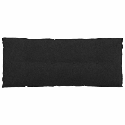 Ryggkudde Svart 120 x 19 x 50 cm tyg