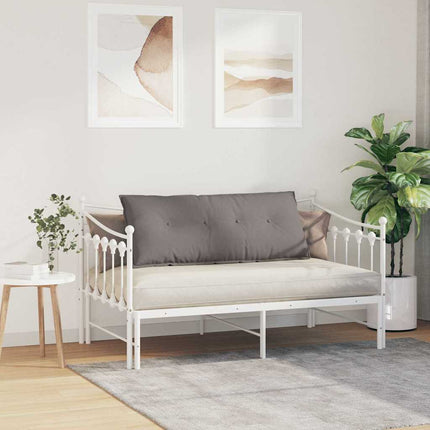 Ryggkudde Taupe 120 x 19 x 50 cm tyg