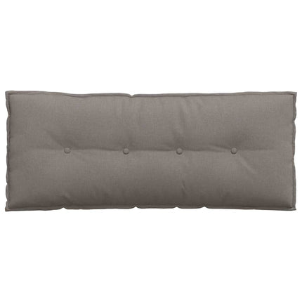 Ryggkudde Taupe 120 x 19 x 50 cm tyg