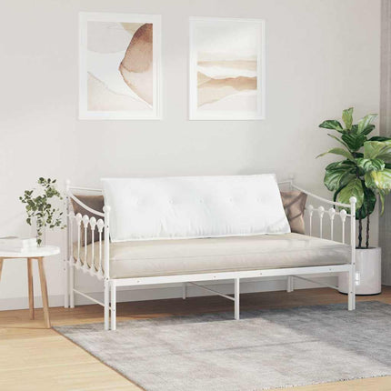 Ryggkudde Vit 140 x 19 x 50 cm tyg