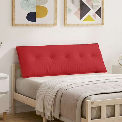Ryggkudde Röd 140 x 19 x 50 cm tyg