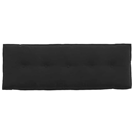 Ryggkudde Svart 140 x 50 cm Kordread tyg