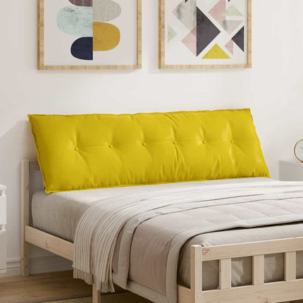 Ryggkudde Gul 160 x 50 cm Kordread tyg