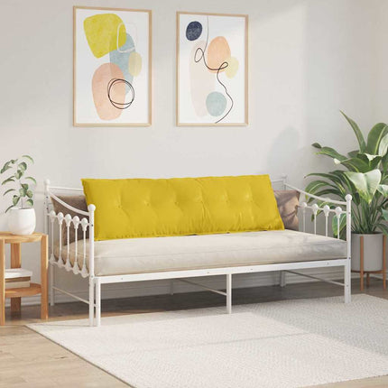 Ryggkudde Gul 160 x 50 cm Kordread tyg